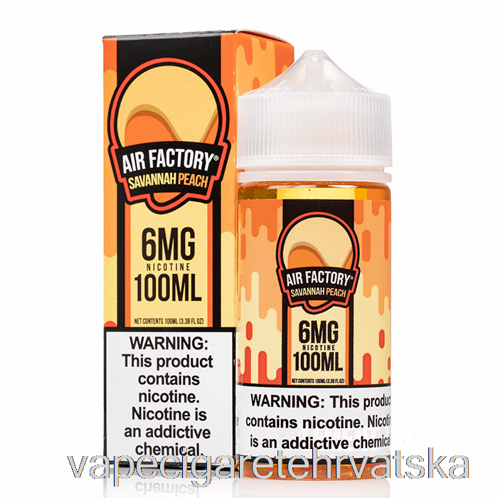 Vape Cigarete Savannah Breskva - Tvornica Zraka Sintetika - 100 Ml 3 Mg